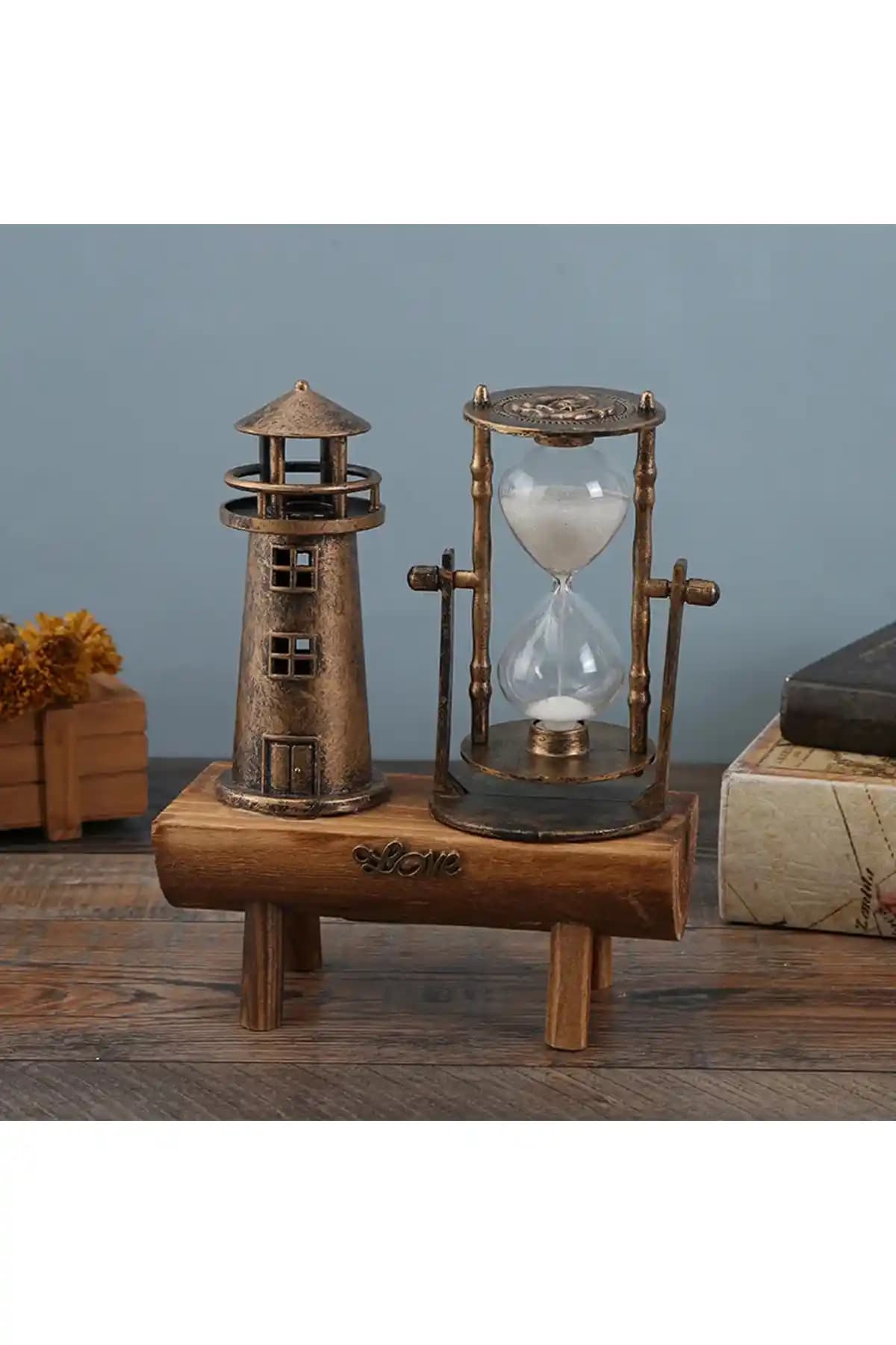 Hediyelik Kum Saati Dekorasyon ve Mobilyada Zamansız Şıklık Sunar