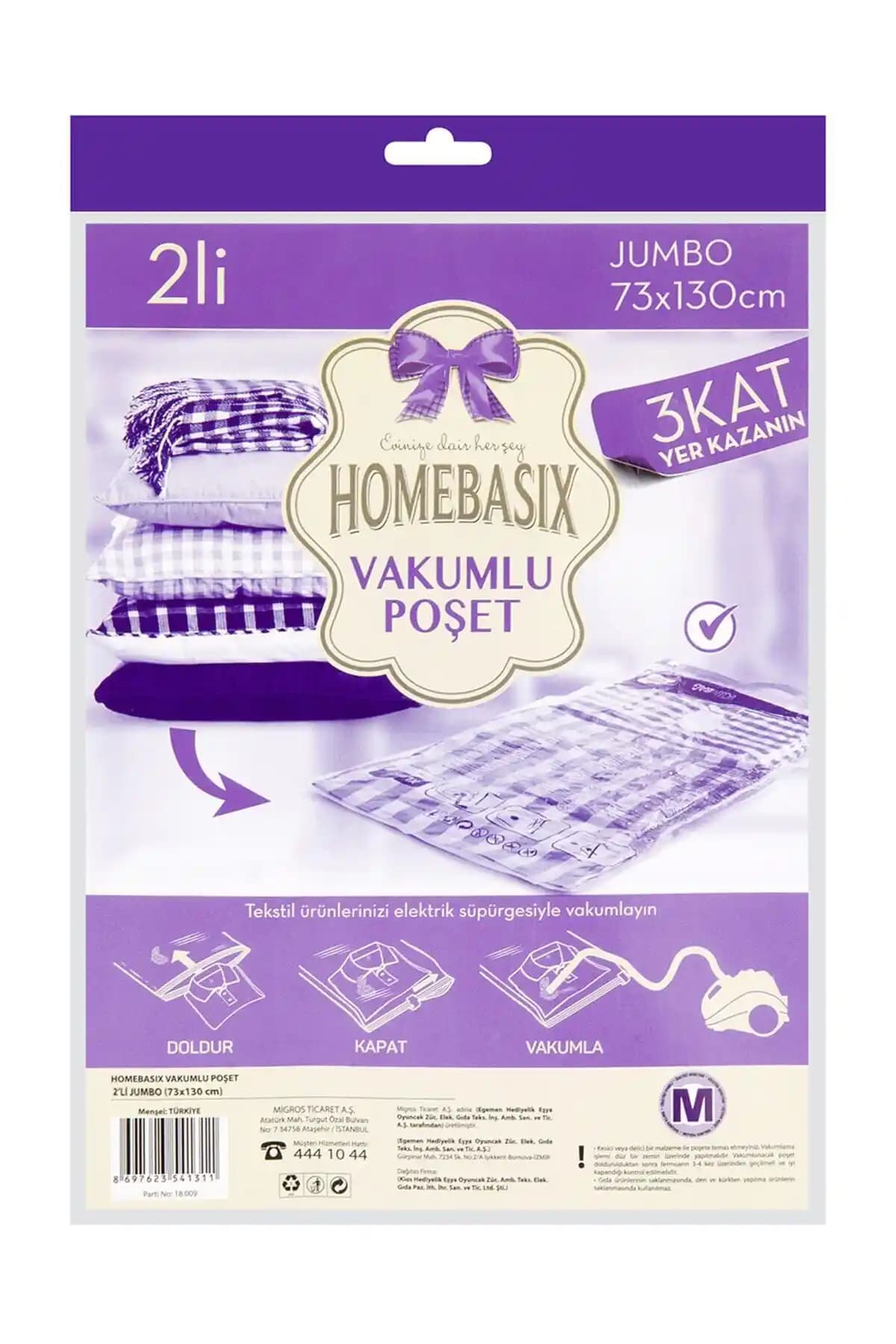 Homebasix Vakumlu Hurçlar ile Modern ve Fonksiyonel Ev Dekorasyonu