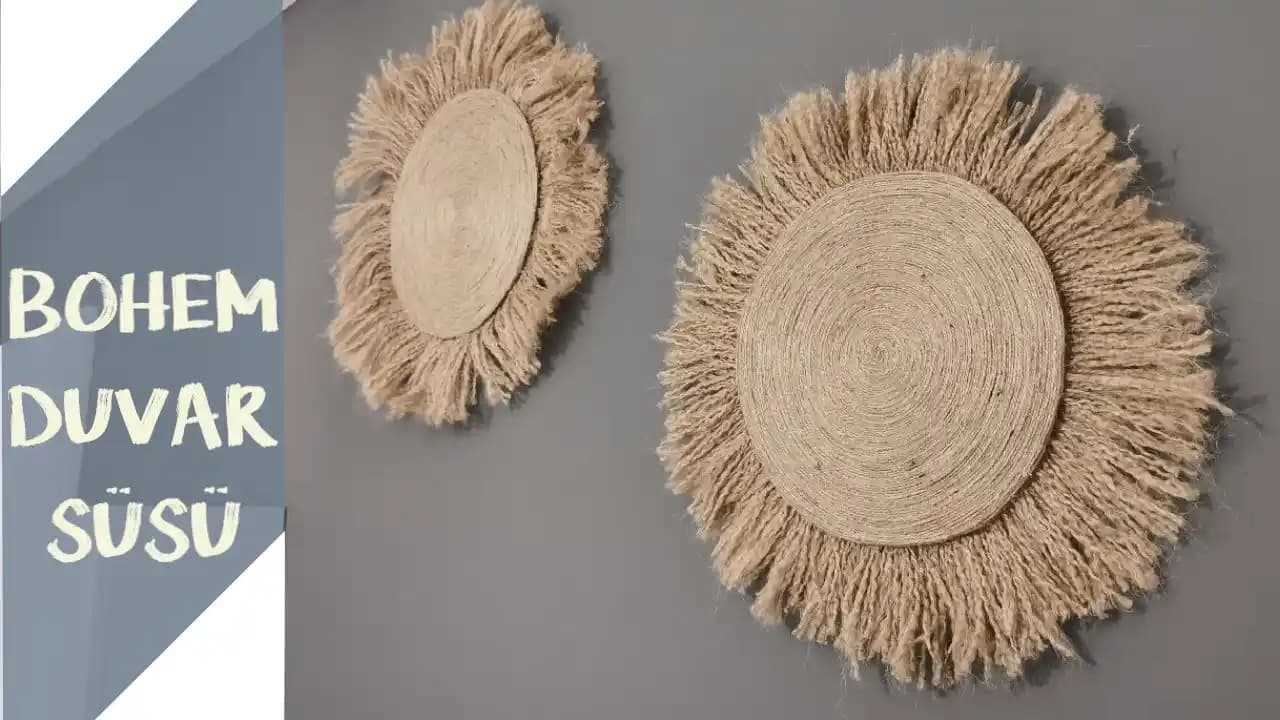 İpten Duvar Süsü Yapımı ve Dekorasyonda Doğal Şıklık Sağlama Yöntemleri