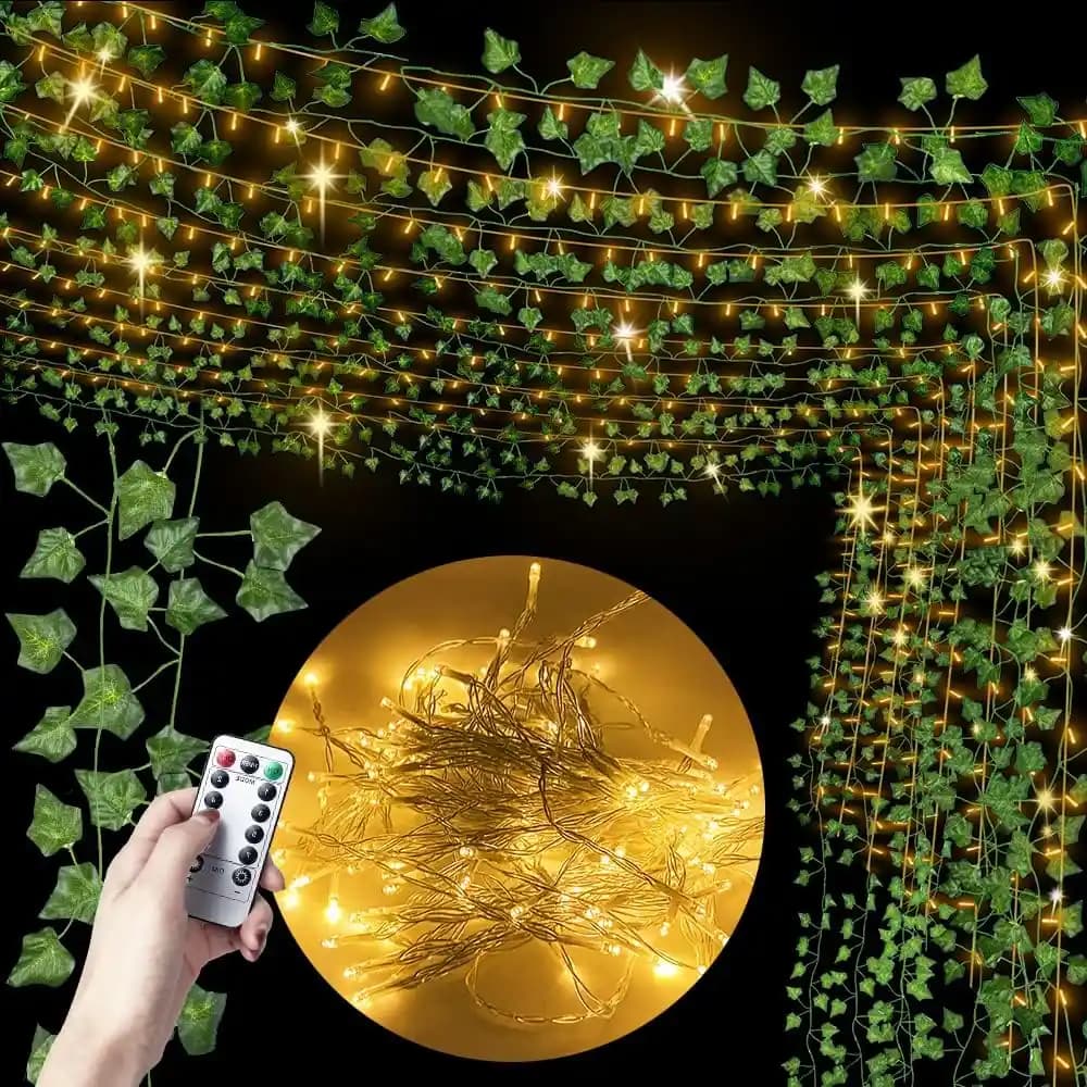 Işıklı Sarmaşık ile Modern ve Doğal Dekorasyon Çözümleri