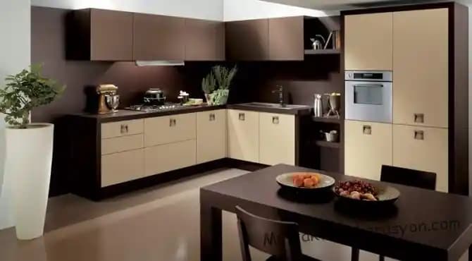 Kahverengi Mutfak Kombinleri ile Sıcak ve Şık Bir Atmosfer Yaratın