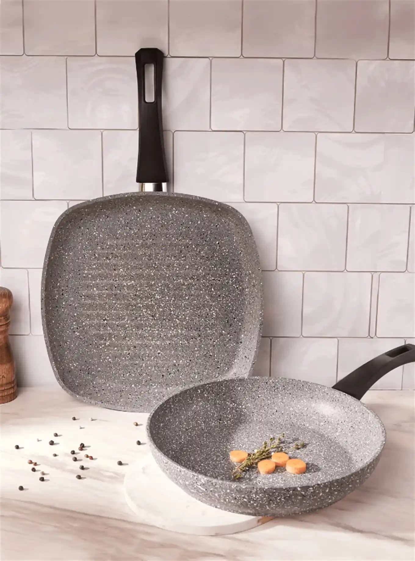 Karaca Gris Bio Granit Tava ve Grill Seti ile Mutfakta Estetik ve Fonksiyonellik