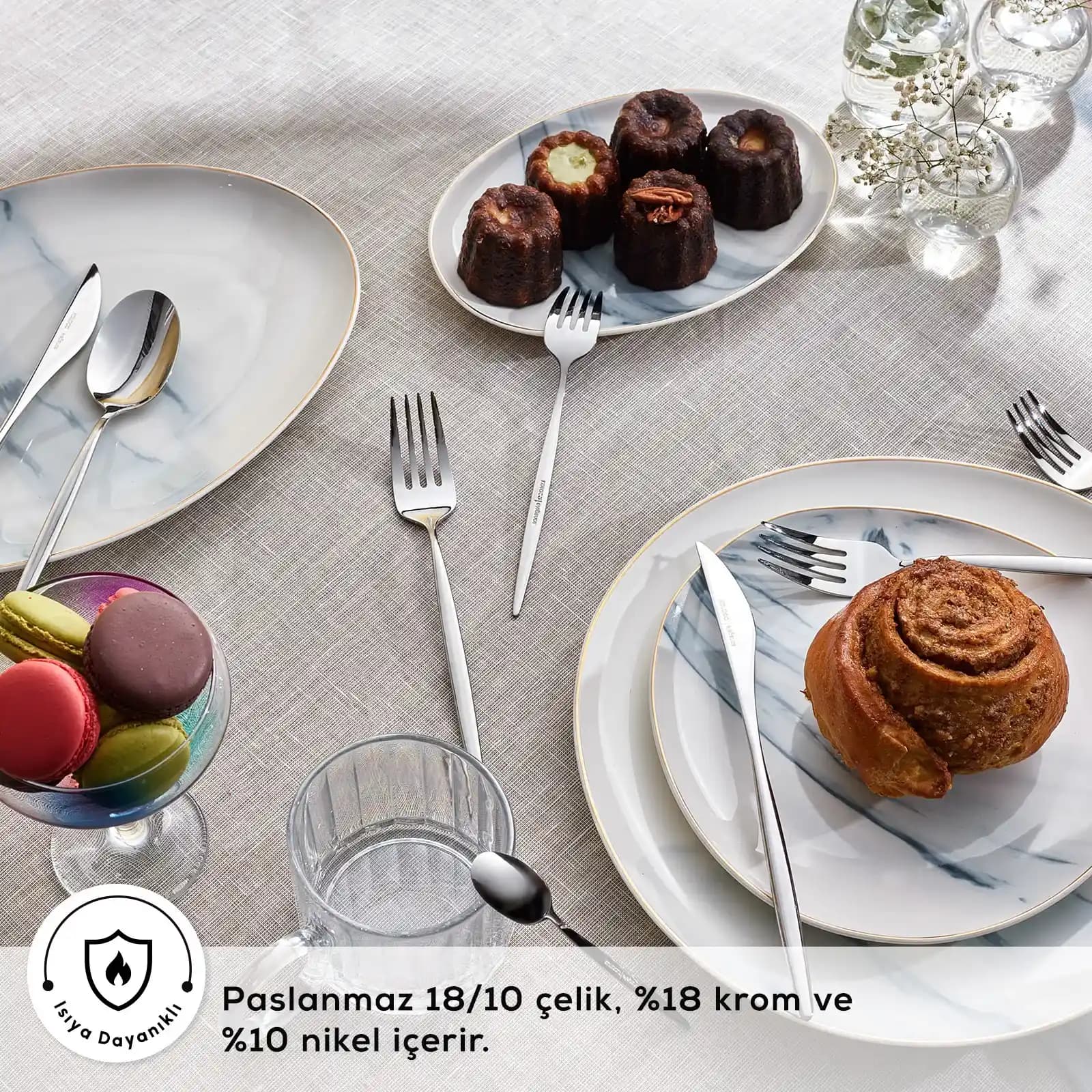 Karaca Lizbon 60 Parça Mutfak ve Sofra Seti Modern Tasarım ve Dayanıklılık