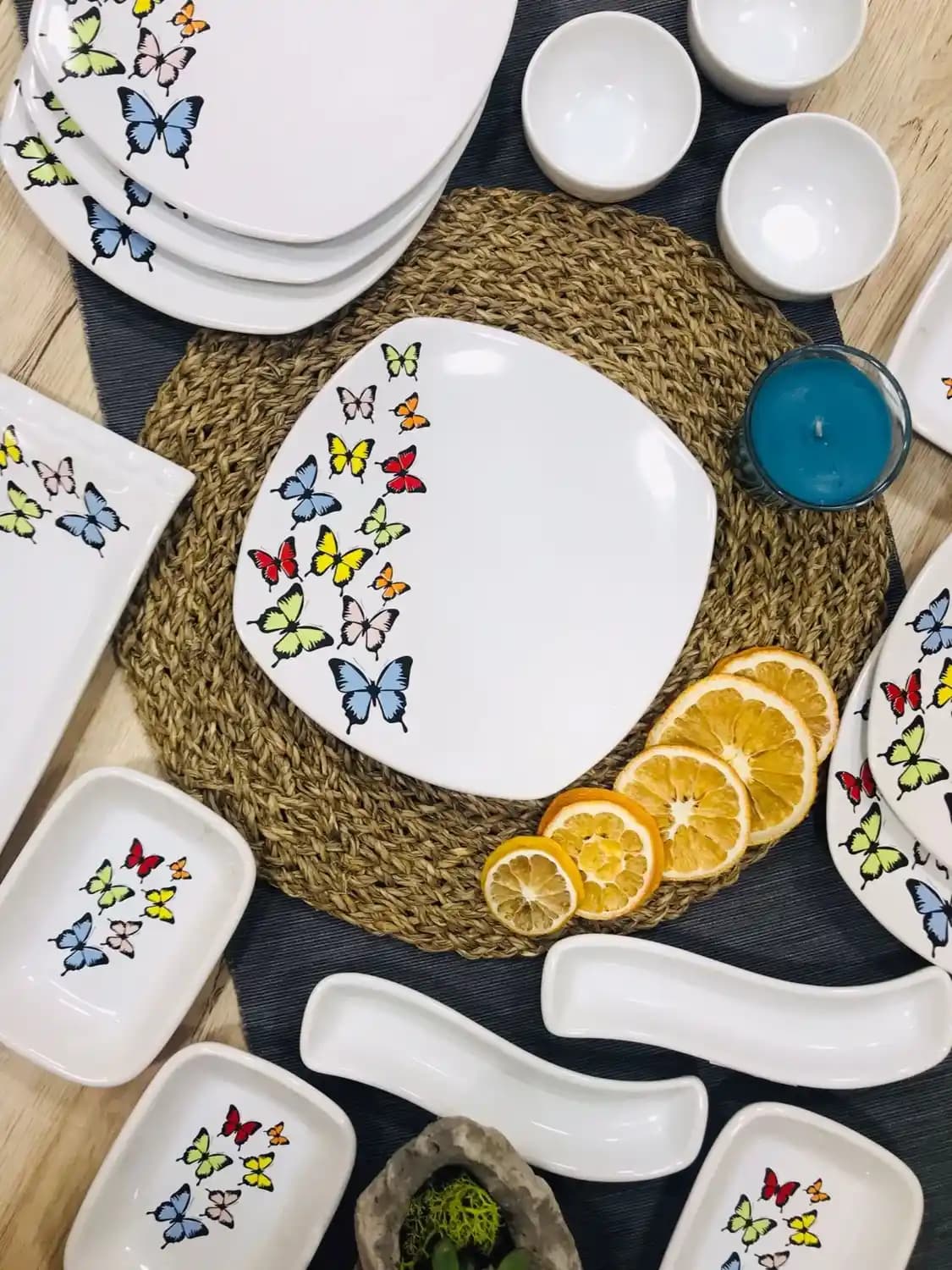 Kelebek Motifli Kahvaltı Takımlarıyla Sofralarınıza Zarafet Katın ve Şıklık Yaratın