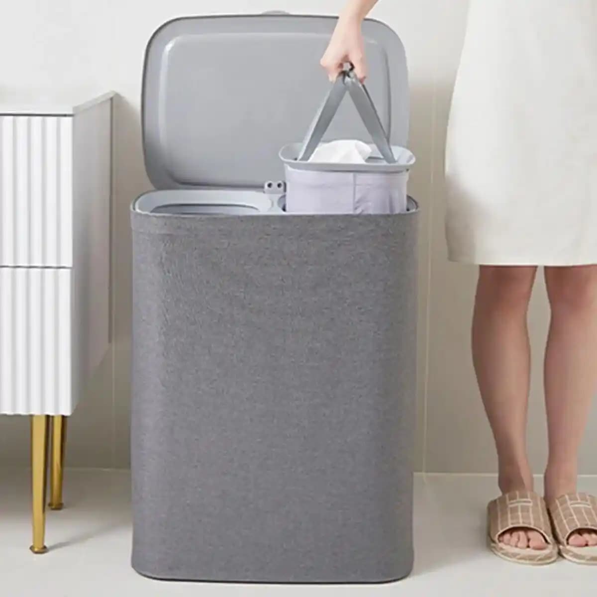 Kumaş Kirli Sepetleri ile Ev Dekorasyonunda Şıklık ve Fonksiyonellik Sağlama