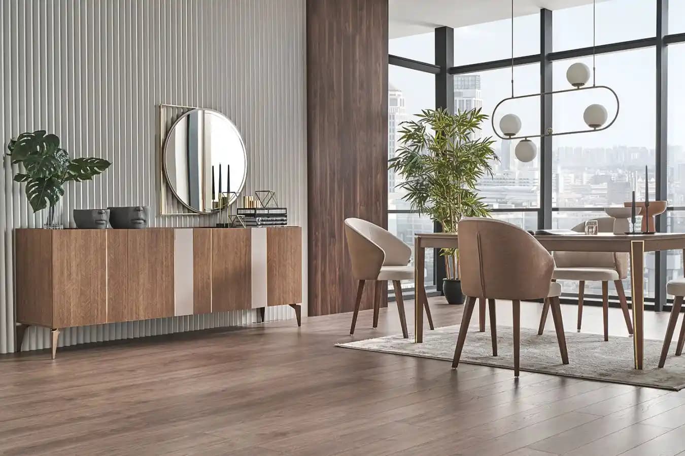 Likya Yemek Odası Dekorasyonu: Akdeniz Esintili Doğal ve Şık Tasarım Yaklaşımları