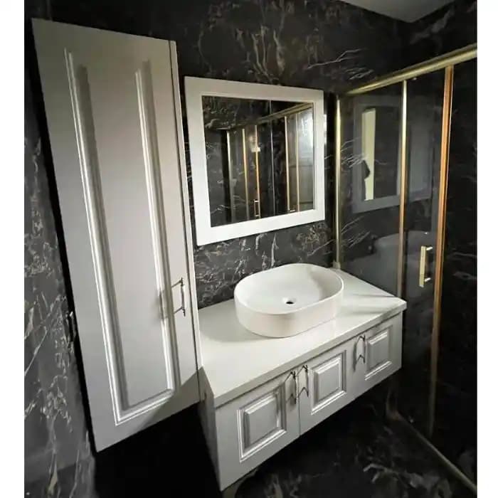 Mermer Banyo Dolabı Seçenekleri: Estetik ve Dayanıklılık Sunan Modern Çözümler