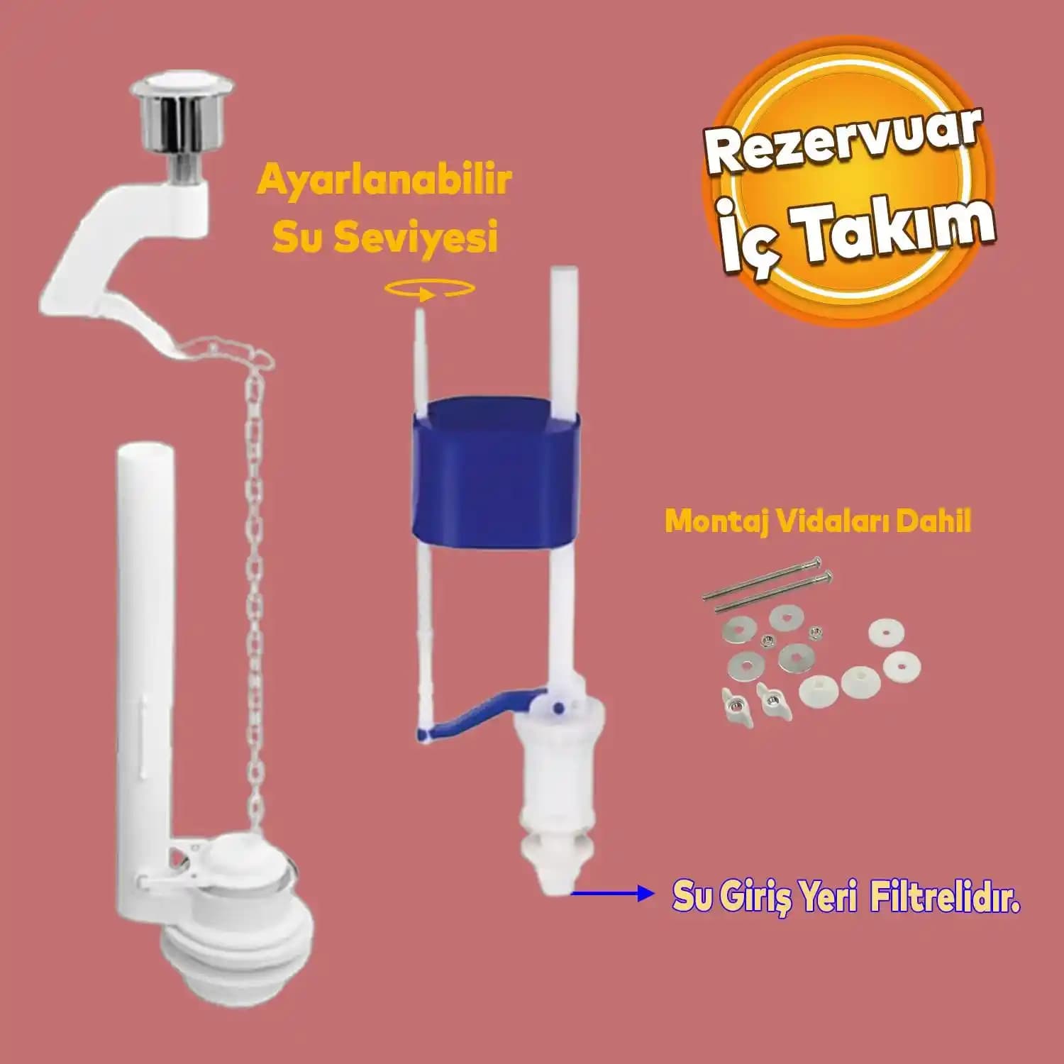 Modern Banyo Dekorasyonunda Sifon İç Takımlarının Seçimi ve Avantajları