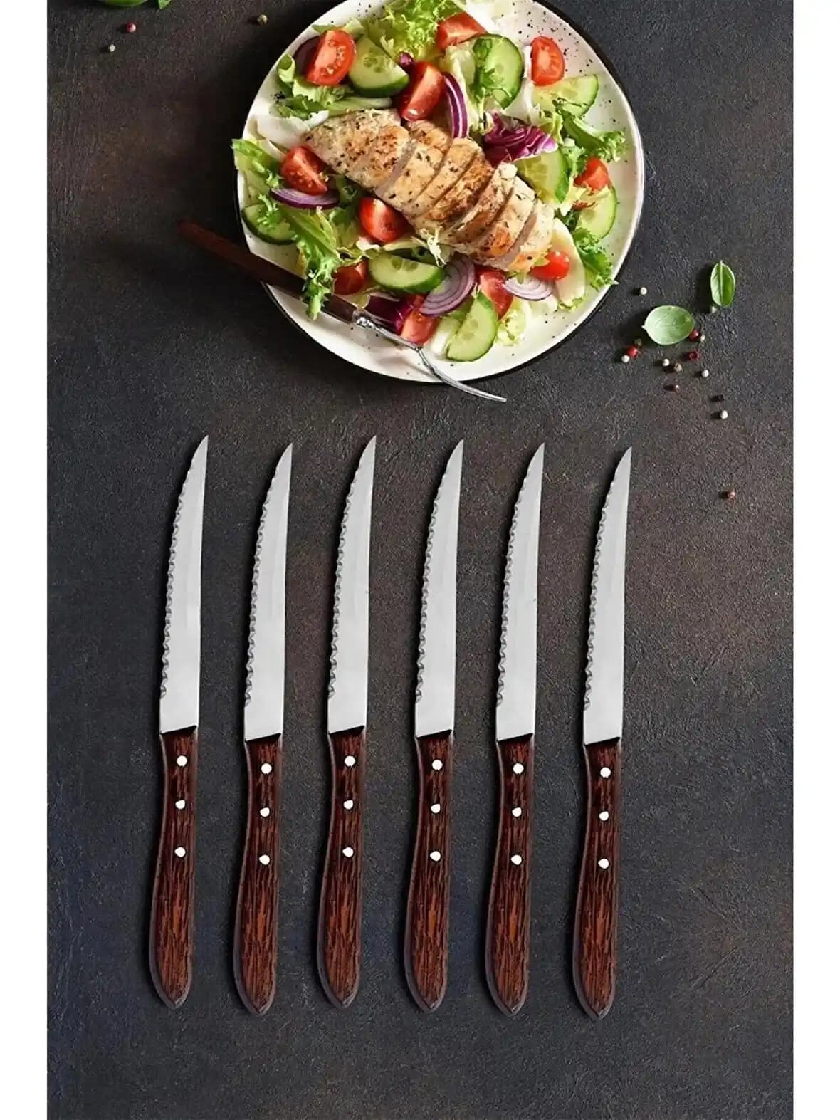 Modern Dekorasyonda Şıklık ve İşlevselliği Bir Arada Sunan Steak Bıçağı Modelleri