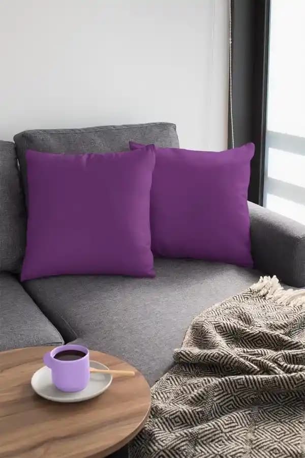 Mor Kırlent ile Dekorasyonda Şıklık ve Konforun Uyumunu Yakalayın