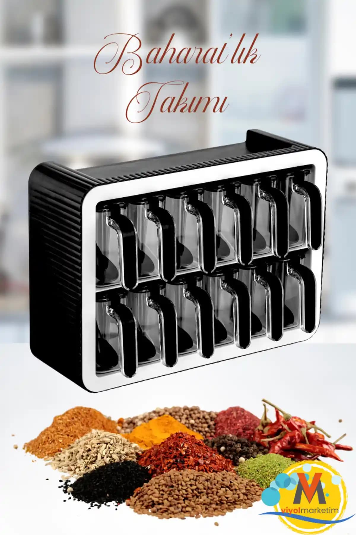 Mutfak Dekorasyonunu Tamamlayan Baharatlık Takımları ile Şıklık ve Fonksiyonellik