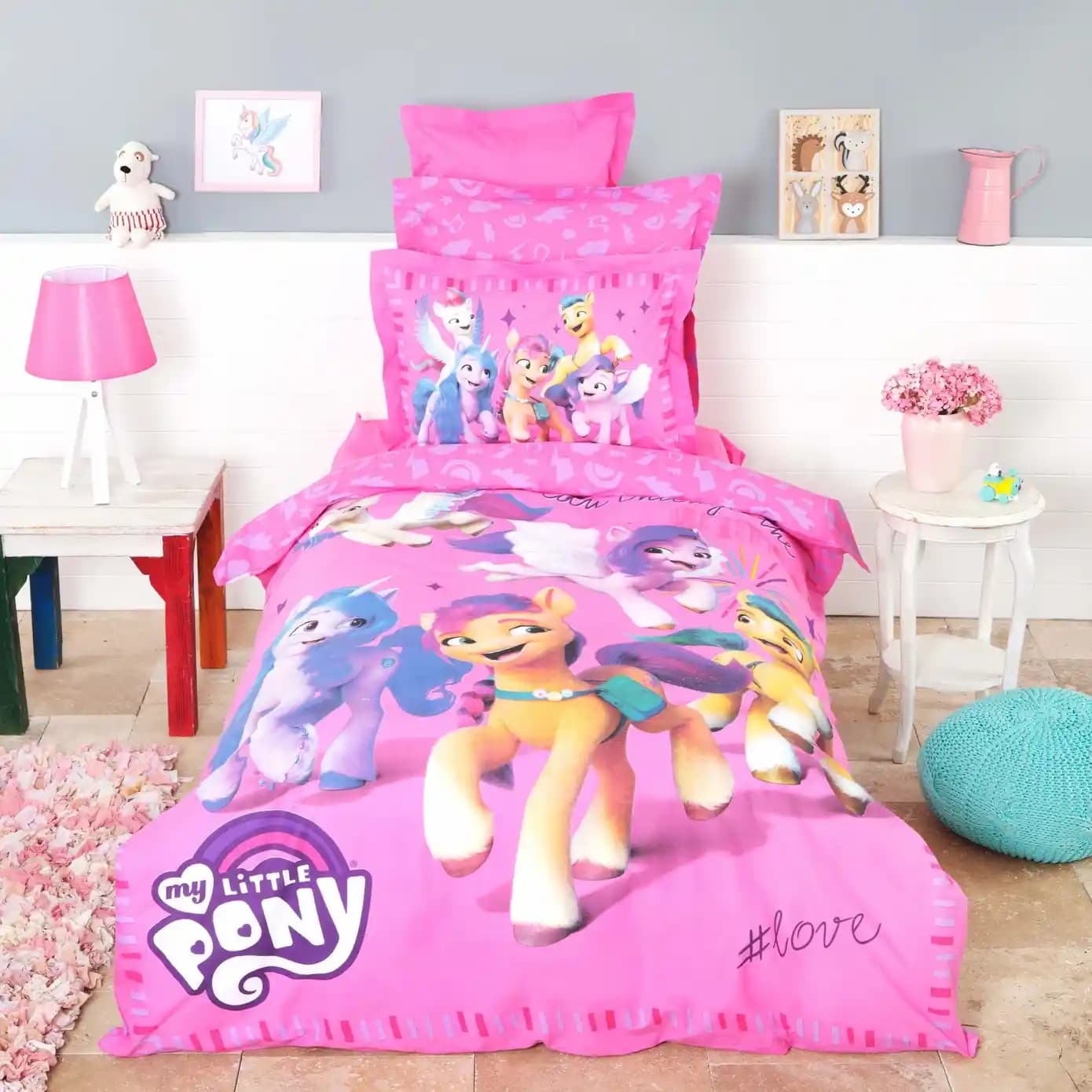My Little Pony Temalı Çocuk Nevresim Takımları: Renkli ve Sevimli Dekorasyon Seçenekleri
