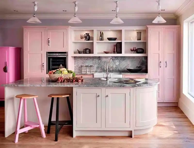 Pembe Mutfak Dekorasyonu Trendleri ve Farklı Tarzlara Uygun İpuçları