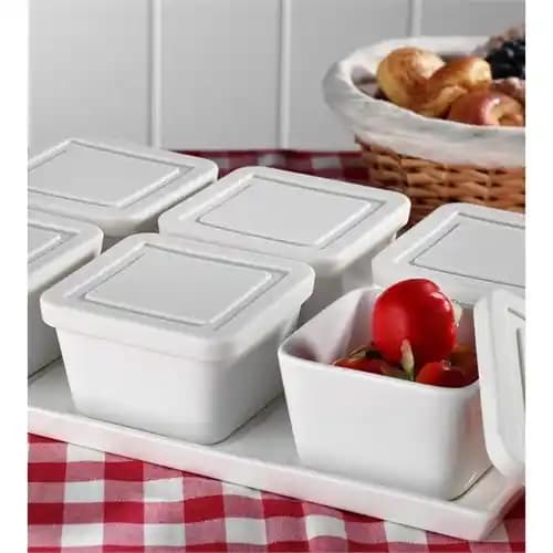 Porselen Kahvaltılık Saklama Kapları: Estetik ve Dayanıklı Mutfak Çözümleri