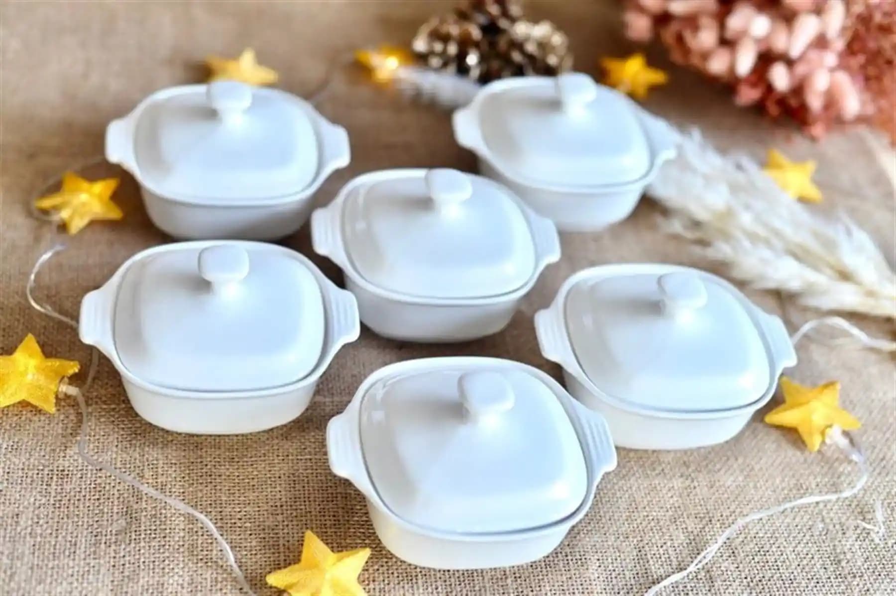 Porselen Kapaklı Kaseler ile Modern ve Şık Dekorasyon Çözümleri