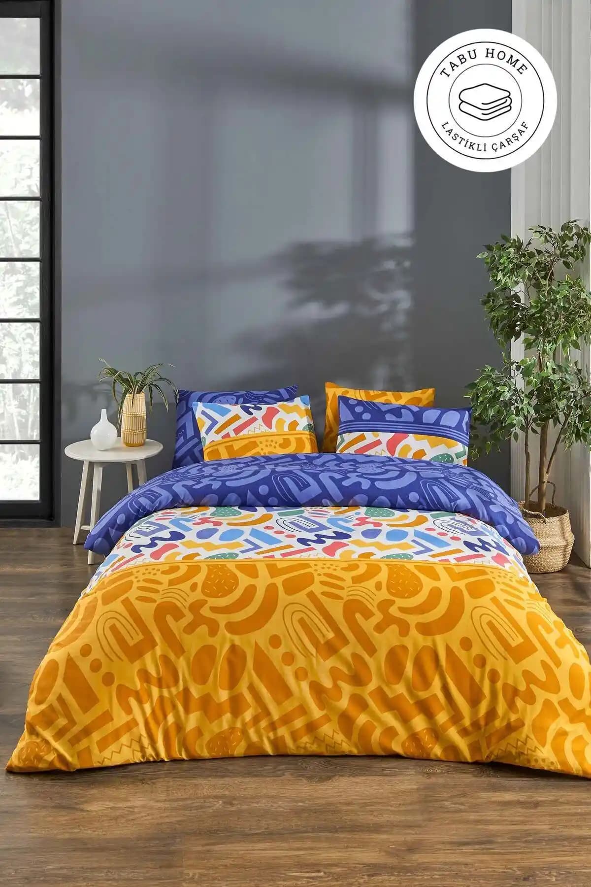 Renkli Nevresim Takımlarıyla Yatak Odalarınıza Canlılık Katmanın Yolları