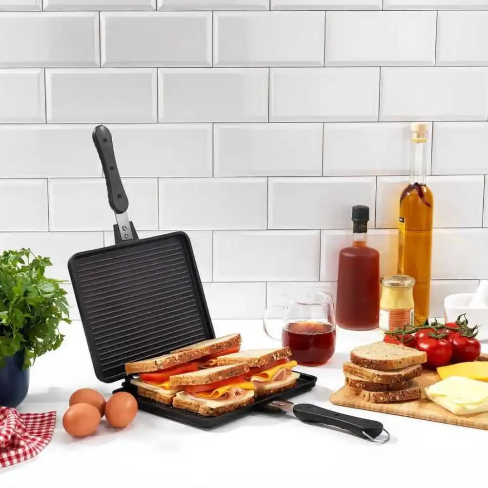 Schafer TaseMake Döküm Ocak Üstü Tost Izgara: Modern ve Dayanıklı Mutfak Aksesuarı