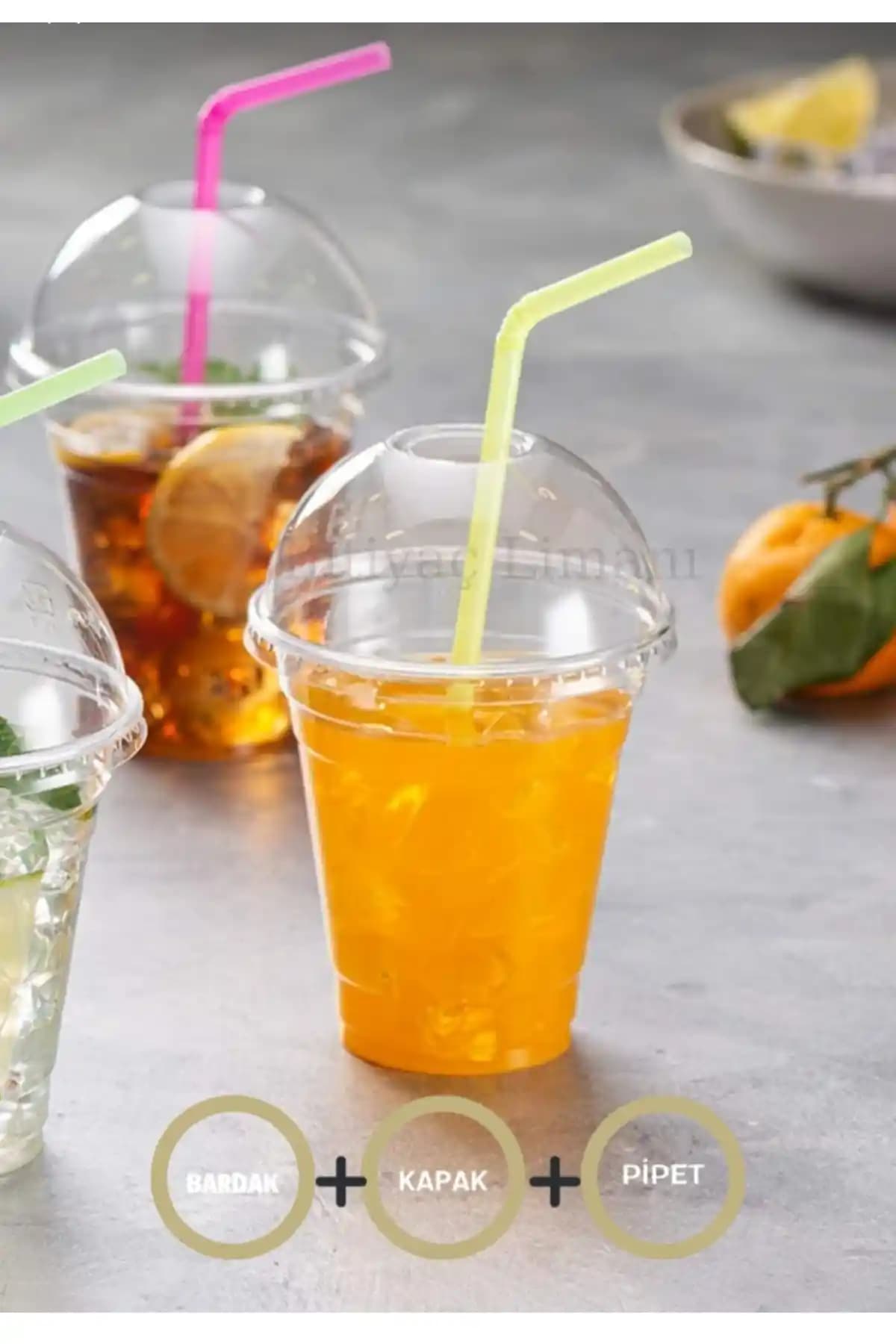 Şeffaf Plastik Bardak Kapaklı Ürünler Dekorasyon ve Mobilyada Yenilikçi Çözümler