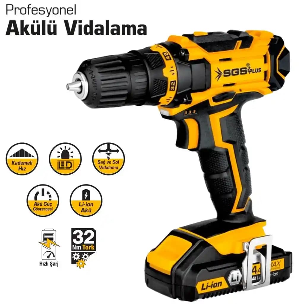 SGS Şarjlı Matkaplar: Güçlü ve Çok Yönlü Dekorasyon ve Mobilya İşleri İçin