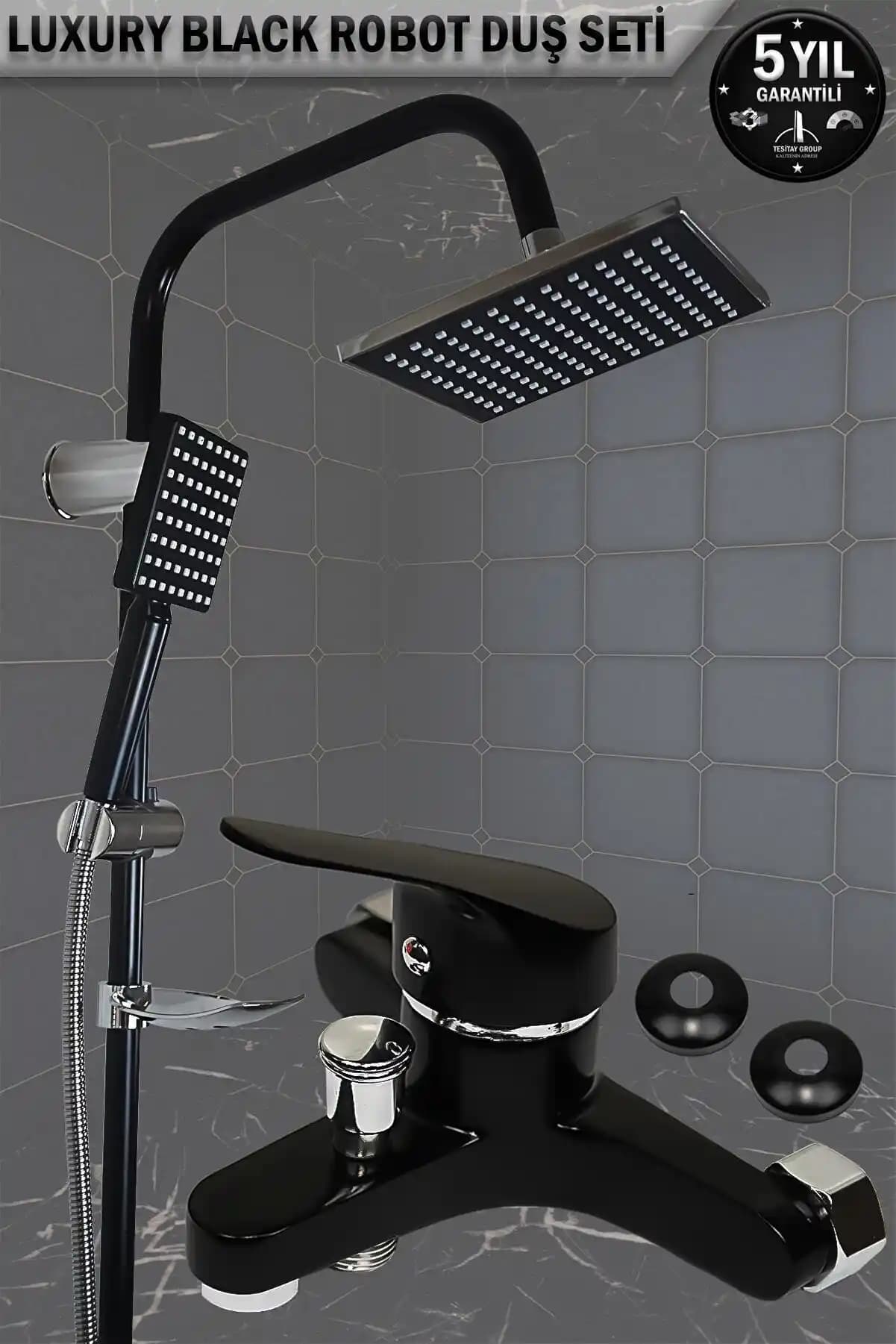 Siyah Banyo Duş Setleri: Modern ve Şık Bir Banyo Dekorasyonu İçin En İyi Seçenekler