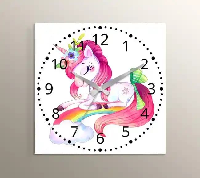Unicorn Temalı Duvar Saatleri ile Dekorasyonda Fark Yaratın ve Mekânınıza Renk Katın