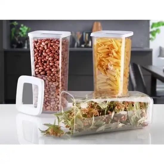 Vakum Kapaklı 12'li Erzak Saklama Kabı Setleri ile Mutfakta Pratiklik ve Estetik Sağlayın