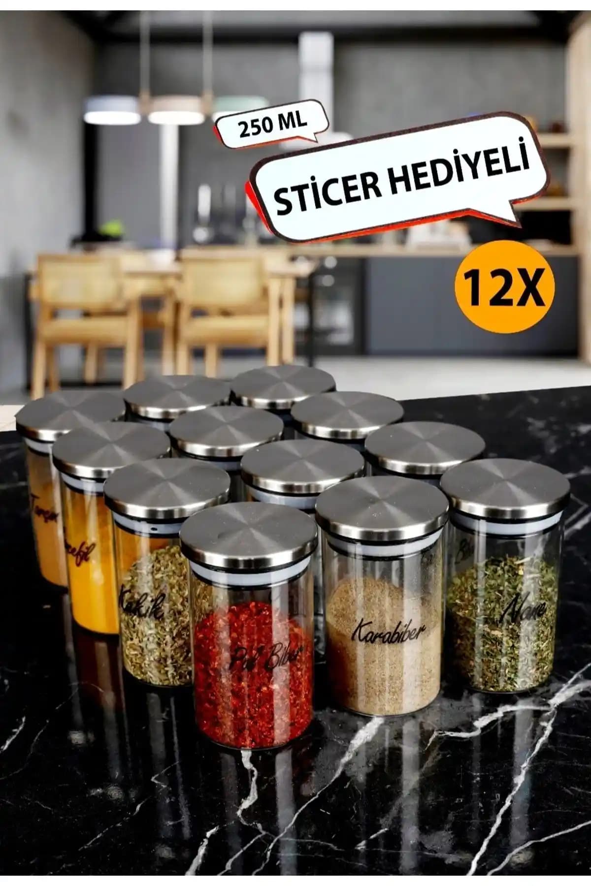 Vakumlu Cam Baharatlıklar ile Mutfakta Şıklık ve Pratiklik Sağlayan Yenilikler