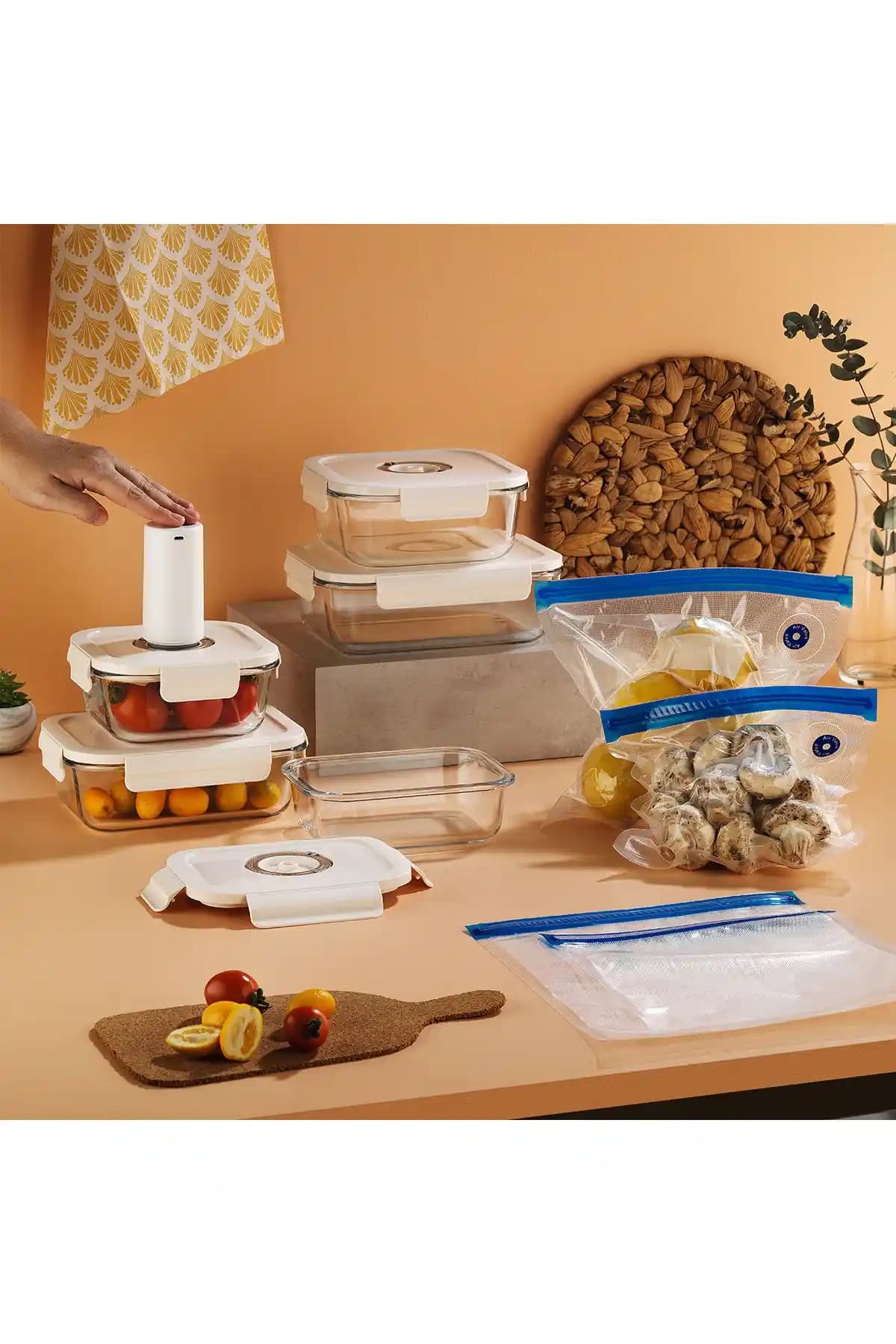 Vakumlu Cam Saklama Kabı ile Gıdalarınızın Tazeliğini Uzun Süre Koruyun