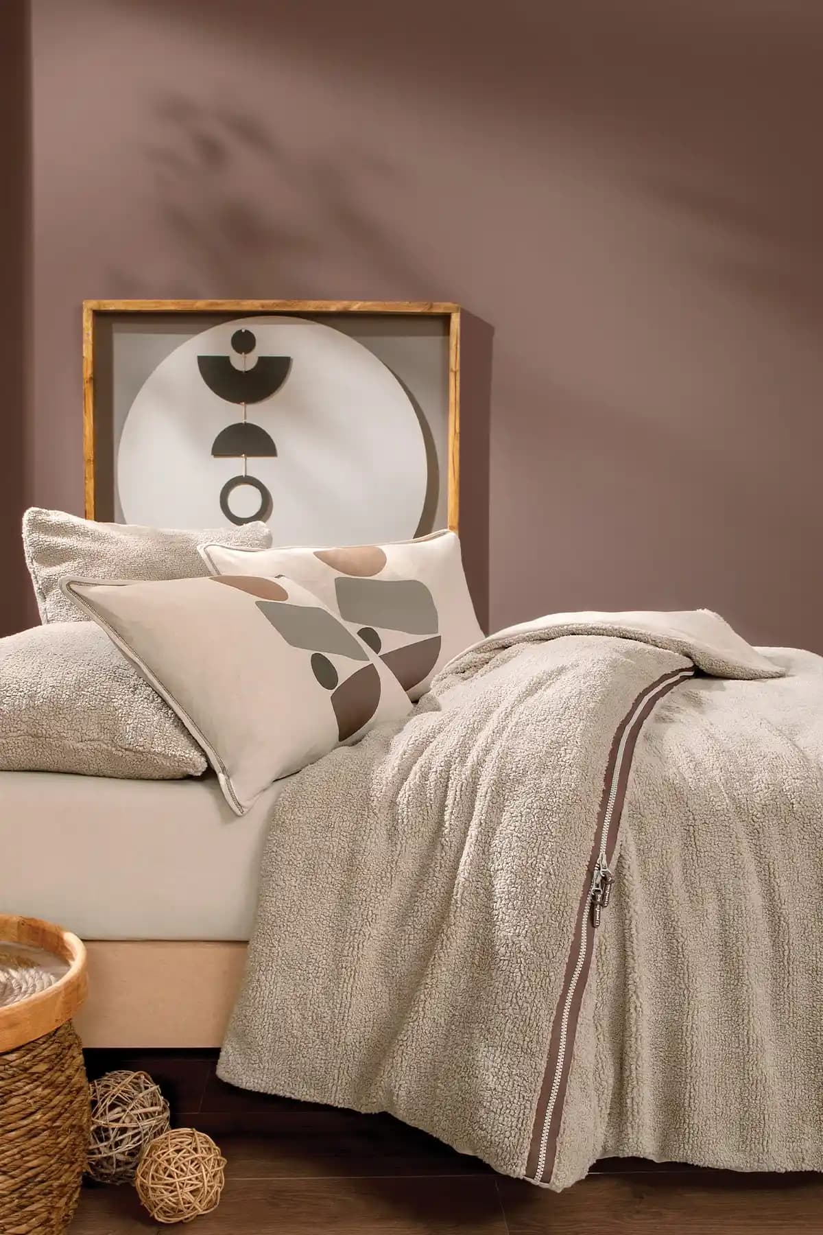 Yataş Coverme Stone Çift Kişilik Yatak Örtüsü ile Modern ve Şık Dekorasyon