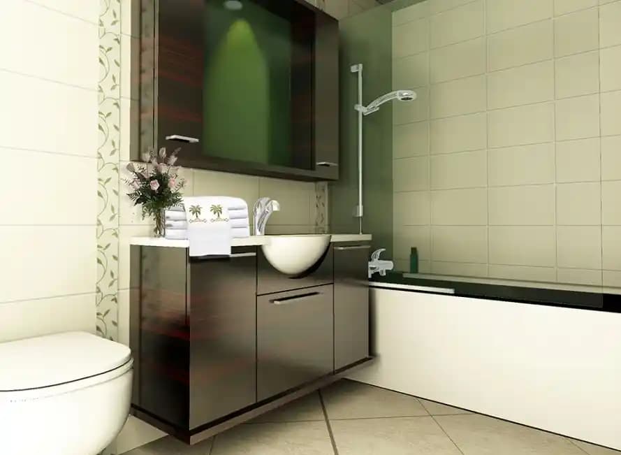 Yeşil Renkli Banyolar: Doğayla Bütünleşen Modern Dekorasyon Trendleri