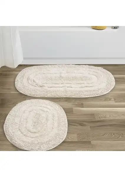 Alanur Home Trio Bukle & Cotton ve Cotton Crafty %100 Pamuk Banyo Paspas Setleri Karşılaştırması 1