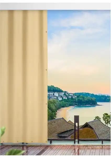 Altın Pamuk Balkon Perdesi Karşılaştırması: Krem ve Beyaz Seçeneklerin Özellikleri ve Kullanıcı Yorumları 1