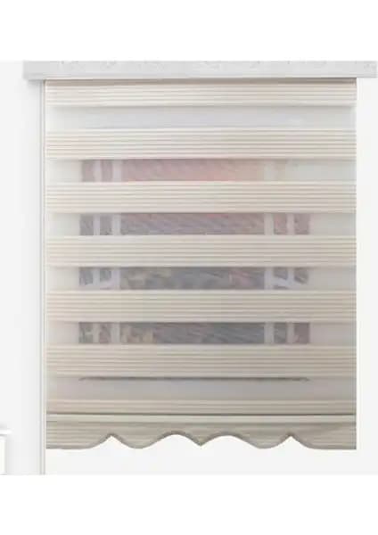 Asy Home Krem Piliseli Zebra Perde ve Koza Stor Zebra Perde Karşılaştırması 1