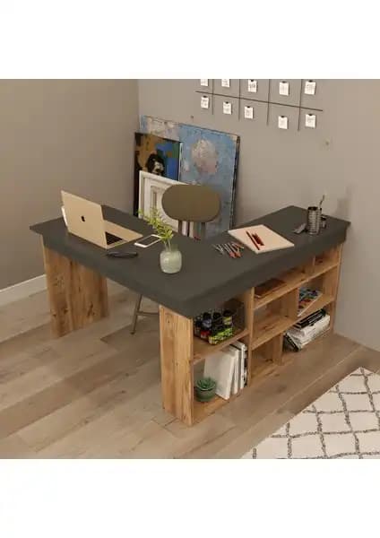 Bimossa Hürrem ve Robin Home Raflı Çalışma Masası Karşılaştırması ve Özellikleri 2