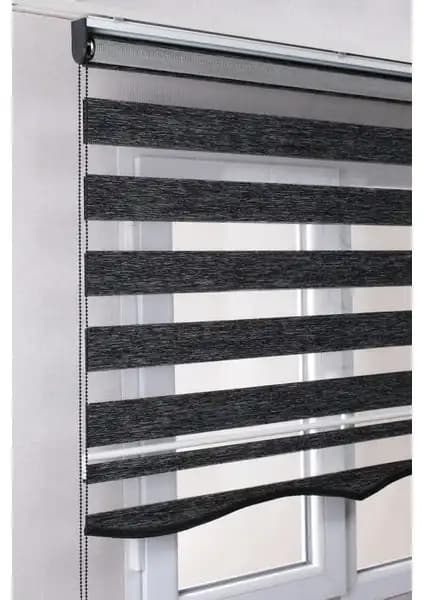 Bizden Perde Brillant Etekli Antrasit ve Gri Zebra Stor Perde Karşılaştırması ve Özellikleri 1