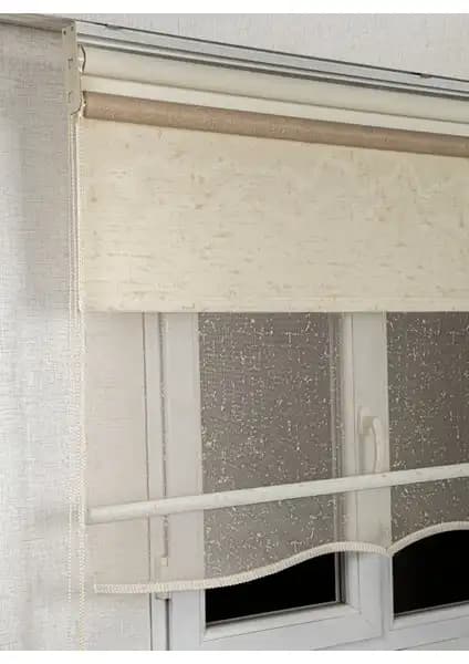 Bizden Perde Brillant ve Story Perde Düz Beyaz Güneşlik Stor Perde Karşılaştırması 1