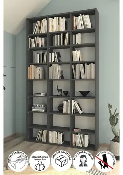 Bofigo Çok Raflı ve Yeti Mobilya Kuta FLAT85 Kitaplık Karşılaştırması 1