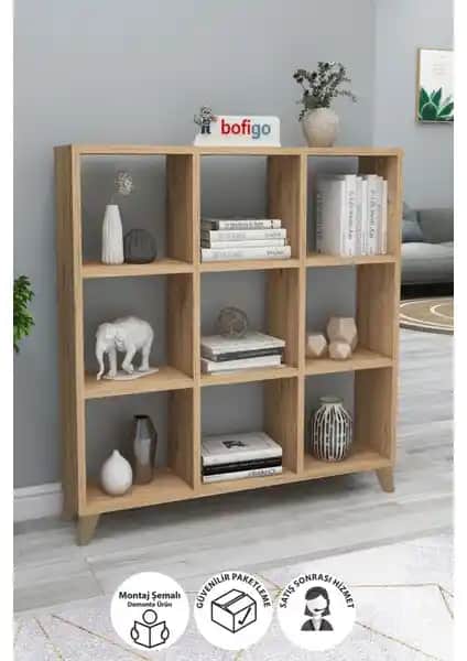 Bofigo Küp ve Nur Mobilya Alisa Modern Kitaplıkların Detaylı Karşılaştırması