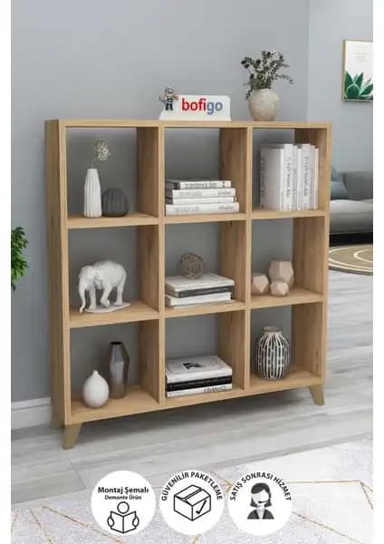 Bofigo Küp ve Nur Mobilya Alisa Modern Kitaplıkların Detaylı Karşılaştırması 1