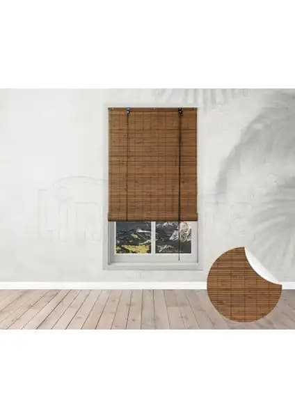 Colours Ahşap Bambu Stor Perde ve Linadora Mokka Bambu Stor Karşılaştırması 2