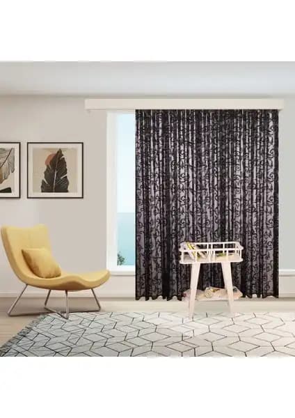 Cortibo Eko 8020 ve Perhal Siyah Şal Desen Tül Perde Karşılaştırması ve Özellikleri 2