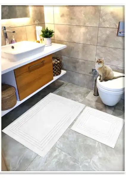 Cotton Crafty %100 Pamuk Dokuma Banyo Paspas Setleri Karşılaştırması 2
