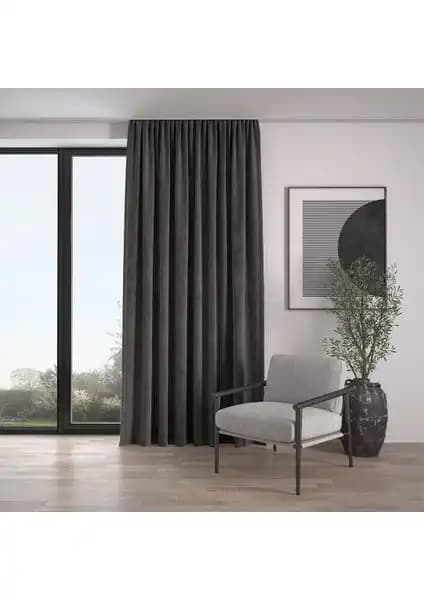 Demor Home Kadife Dokulu ve Perhal Yeşil Renk Fon Perde Karşılaştırması 1