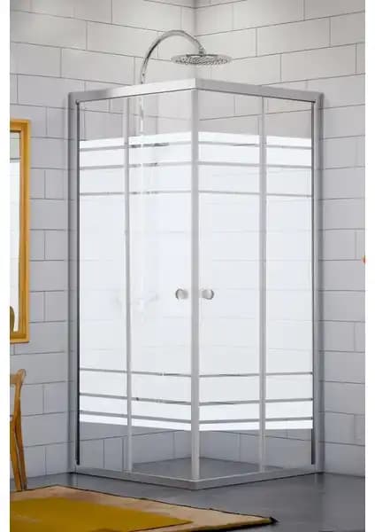 Durul Duşakabin Kare Desenli ve Siyah Çizgi 5mm H:190 Modellerinin Karşılaştırması 1