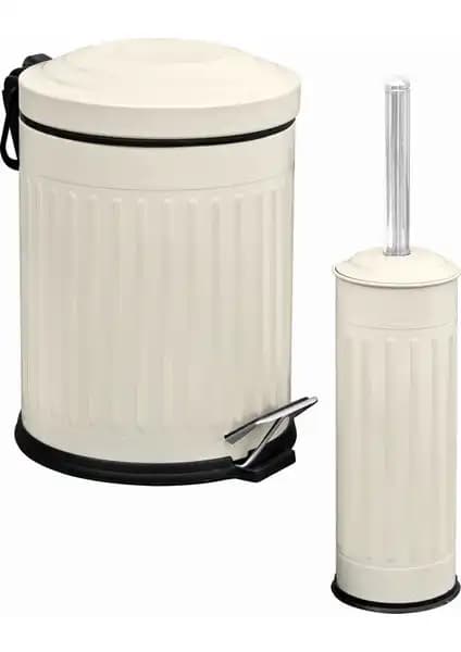 Eforeca Vintage Banyo Seti ve Okyanus Home Siyah Çöp Kovası Karşılaştırması 1