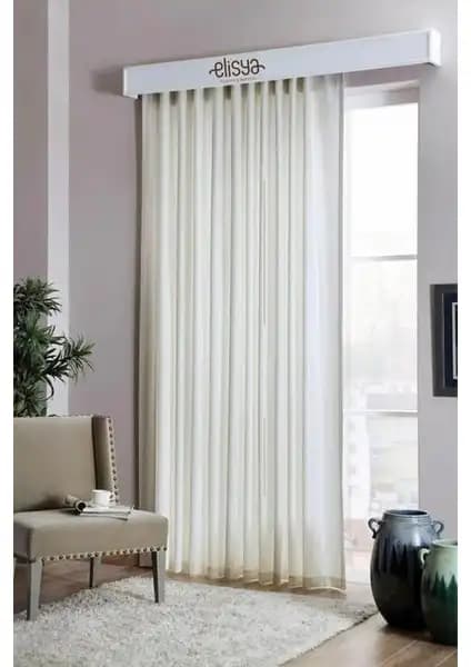 Elisa Home Elisya Home Taç Saten Güneşlik Perde ve Lila Saten Perde Karşılaştırması 1