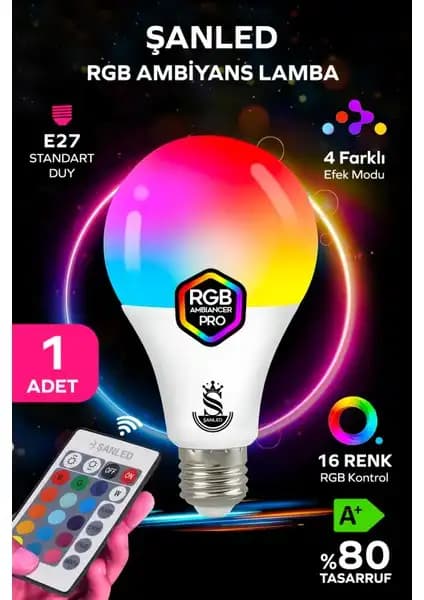 Elitled ve ŞANLED Renk Değiştiren LED Ampuller Karşılaştırması 2