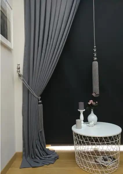 Evdepo Home Taç Antarsit ve Taç Gri Petek Fon Perdelerin Karşılaştırması 2