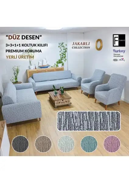 Faiend Jakarlı ve Kadife Kanepe Örtüleri Karşılaştırması: Malzeme, Uyum ve Dekorasyon Fırsatları 1