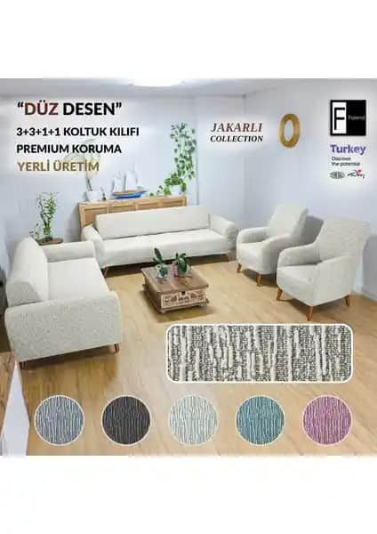 Faiend Jakarlı ve Kadife Koltuk Örtüsü Karşılaştırması ve Özellikleri